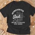 Romance Reader Spicy Book Merch Book Lovers Bookish Women T-Shirt Gifts for Old Men