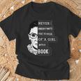 Ruth Bader Ginsburg Shirt Girl With A Book Political Resist T-Shirt Gifts for Old Men Ruth Bader Ginsburg Shirt Girl With A Book Political Resist T-Shirt Gifts for Old Men
