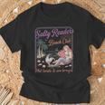 Salty Readers Beach Club Books Plot Twists & Sea Breezes T-Shirt Gifts for Old Men