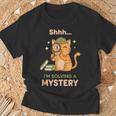 Shhh I'm Solving A Mystery Cat Detective Book Lover T-Shirt Gifts for Old Men Shhh I'm Solving A Mystery Cat Detective Book Lover T-Shirt Gifts for Old Men