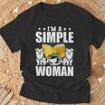 I Am a Simple Woman Book Lover Read T-Shirt Gifts for Old Men I Am a Simple Woman Book Lover Read T-Shirt Gifts for Old Men