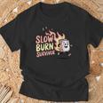 Slow Burns Survivor Book Lover T-Shirt Gifts for Old Men Slow Burns Survivor Book Lover T-Shirt Gifts for Old Men