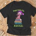 Sophie Magic Wand Dog Wizard Books T-Shirt Gifts for Old Men