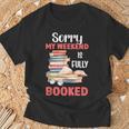 Sorry My Weekend Is Fully Booked Reading Bookworm Book T-Shirt Gifts for Old Men