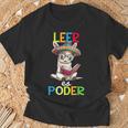 Spanish Reading Book Lover Sloth Maestra Leer Es Poder T-Shirt Gifts for Old Men