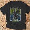 Star Wars The Book Of Boba Fett Galaxy Gradient Portrait T-Shirt Gifts for Old Men Star Wars The Book Of Boba Fett Galaxy Gradient Portrait T-Shirt Gifts for Old Men
