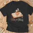 Stories Tea And Tales Still Read Childrens Books Reader T-Shirt Gifts for Old Men Stories Tea And Tales Still Read Childrens Books Reader T-Shirt Gifts for Old Men