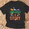 Summer Reading 2026 Dinosaurs Book Lover Unearth A Story T-Shirt Gifts for Old Men Summer Reading 2026 Dinosaurs Book Lover Unearth A Story T-Shirt Gifts for Old Men