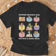 Summer Reading 2026 Unearth A Story Dinosaur Books Readers T-Shirt Gifts for Old Men