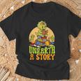 Summer Reading Teacher Unearth a Story Library Book Lover T-Shirt Gifts for Old Men Summer Reading Teacher Unearth a Story Library Book Lover T-Shirt Gifts for Old Men