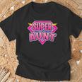 Super Aunt Superhero Grandmother Comic Book Matching T-Shirt Gifts for Old Men