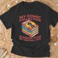 Superheroes Art Graphic Novels Comic Books T-Shirt Gifts for Old Men