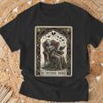 Tarot Card The Emotional Damage Skeleton Romantasy Book T-Shirt Gifts for Old Men