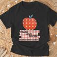 Teach Love Inspire Valentines Day Book 6th Grade Teacher T-Shirt Gifts for Old Men