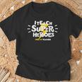 I Teach Super Heroes Comic Book Hero Pre-K Teacher T-Shirt Gifts for Old Men I Teach Super Heroes Comic Book Hero Pre-K Teacher T-Shirt Gifts for Old Men