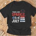 Teaching Love 4th Of July Teacher American Flag Books Party T-Shirt Gifts for Old Men Teaching Love 4th Of July Teacher American Flag Books Party T-Shirt Gifts for Old Men