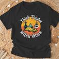 Thick Thighs Witch Vibes Spell Book And Potions T-Shirt Gifts for Old Men