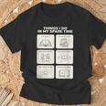 Things I Do In My Spare Time Reading Book Lover T-Shirt Gifts for Old Men