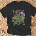TMNT Comic Book Cover Group Shot T-Shirt Gifts for Old Men