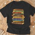 History Book Stack Leaders African American Pride T-Shirt Gifts for Old Men