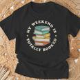 My Weekend Is Totally Booked Book Lover Men Women Kids T-Shirt Gifts for Old Men My Weekend Is Totally Booked Book Lover Men Women Kids T-Shirt Gifts for Old Men