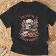 You Had Me At Trigger Warning Dark Romance Smutt Book Reader T-Shirt Gifts for Old Men