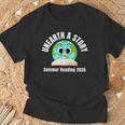 Unearth a Story Summer 2026 Reading Program Earth Read Book T-Shirt Gifts for Old Men Unearth a Story Summer 2026 Reading Program Earth Read Book T-Shirt Gifts for Old Men