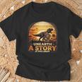 Unearth Story Summer Reading 2026 Dinosaurs Library Reading T-Shirt Gifts for Old Men Unearth Story Summer Reading 2026 Dinosaurs Library Reading T-Shirt Gifts for Old Men