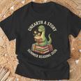 Unreath a Story Summer Library Reading 2026 Dinosaur Book T-Shirt Gifts for Old Men Unreath a Story Summer Library Reading 2026 Dinosaur Book T-Shirt Gifts for Old Men