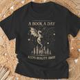 Vintage A Book a Day Keeps Reality Away Spicy Book Readers T-Shirt Gifts for Old Men Vintage A Book a Day Keeps Reality Away Spicy Book Readers T-Shirt Gifts for Old Men