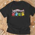 Vintage Let's All Go To The Library Meme Book Reading T-Shirt Gifts for Old Men