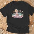 Watercolor Lizzard Reading Book Cute Kids T-Shirt Gifts for Old Men Watercolor Lizzard Reading Book Cute Kids T-Shirt Gifts for Old Men