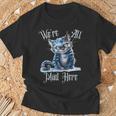 We'Re All Mad Here Cheshire Cat Alice Wonderland Book Kids T-Shirt Gifts for Old Men