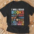 I Will Read Books On A Boat With a Goat On Train Book Lover T-Shirt Gifts for Old Men I Will Read Books On A Boat With a Goat On Train Book Lover T-Shirt Gifts for Old Men