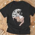 Woman Bookworm Reading Books Library Literature Read Book T-Shirt Gifts for Old Men
