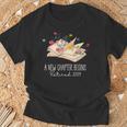 Women A New Chapter Begins Floral Book Retirement Teacher T-Shirt Gifts for Old Men Women A New Chapter Begins Floral Book Retirement Teacher T-Shirt Gifts for Old Men