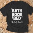 Women's Bath Book Bed Book Lover Self-Care For Women T-Shirt Gifts for Old Men