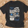 Women's Booktrovert Introvert Reader Library Card Coffee Books T-Shirt Gifts for Old Men