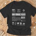 Women's Dark Romance Reader Smut Label Bookish Smutty Book Merch T-Shirt Gifts for Old Men