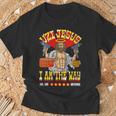 Women's DCC Uzi Jesus I Am The Way Character Stats RPG Books T-Shirt Gifts for Old Men Women's DCC Uzi Jesus I Am The Way Character Stats RPG Books T-Shirt Gifts for Old Men
