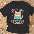 Women's Just A Girl Who Loves Books Reading Read Book Bookworm T-Shirt Gifts for Old Men Women's Just A Girl Who Loves Books Reading Read Book Bookworm T-Shirt Gifts for Old Men