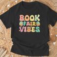 Women's Library Book Fair Vibe Groovy Retro School Reading Nostalgic T-Shirt Gifts for Old Men Women's Library Book Fair Vibe Groovy Retro School Reading Nostalgic T-Shirt Gifts for Old Men