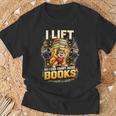 Workout I Lift So I Can Carry More Books Humor T-Shirt Gifts for Old Men Workout I Lift So I Can Carry More Books Humor T-Shirt Gifts for Old Men
