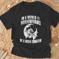 In A World Of Bookworms Be A Book Dragon Inspirational T-Shirt Gifts for Old Men In A World Of Bookworms Be A Book Dragon Inspirational T-Shirt Gifts for Old Men