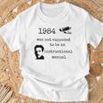 1984 Not An Instruction Manual Orwell Book Lover Themed T-Shirt Gifts for Old Men 1984 Not An Instruction Manual Orwell Book Lover Themed T-Shirt Gifts for Old Men