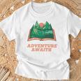 Adventure Awaits a Idea For Book Lovers T-Shirt Gifts for Old Men