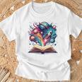 Astronomy Space Lover Books Bookworm T-Shirt Gifts for Old Men
