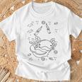 Axolotl Colouring Shirt For Children Adults 003 Colouring Book T-Shirt Gifts for Old Men Axolotl Colouring Shirt For Children Adults 003 Colouring Book T-Shirt Gifts for Old Men
