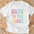 BACK TO THE BOOKS Happy First Day School Future Grads Premium Tri-Blend T-Shirt Gifts for Old Men BACK TO THE BOOKS Happy First Day School Future Grads Premium Tri-Blend T-Shirt Gifts for Old Men