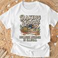 Baking And Books Because Murder Is Illegal Sarcastic Performance T-Shirt Gifts for Old Men Baking And Books Because Murder Is Illegal Sarcastic Performance T-Shirt Gifts for Old Men